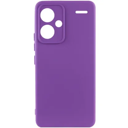Чохол-накладка Silicone Case Full Camera Xiaomi Redmi Note 13 Pro+ Purple