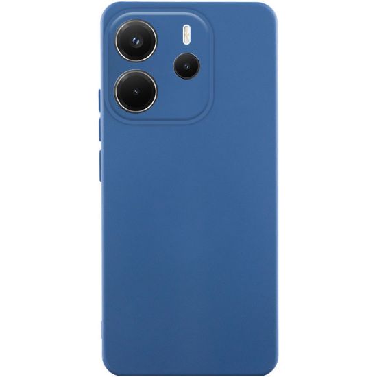 Чохол-накладка Silicone Case Full Camera Xiaomi Redmi Note 14 4G Navy Blue