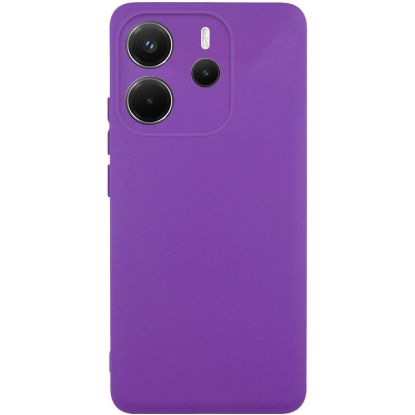 Чохол-накладка Silicone Case Full Camera Xiaomi Redmi Note 14 4G Purple