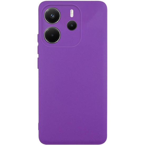 Чохол-накладка Silicone Case Full Camera Xiaomi Redmi Note 14 4G Purple