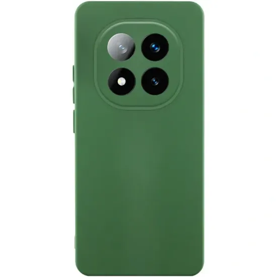 Чохол-накладка Silicone Case Full Camera Xiaomi Redmi Note 14 Pro 4G Dark Green