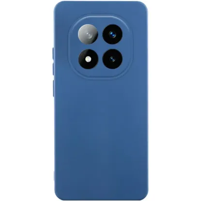 Чохол-накладка Silicone Case Full Camera Xiaomi Redmi Note 14 Pro 4G Navy Blue