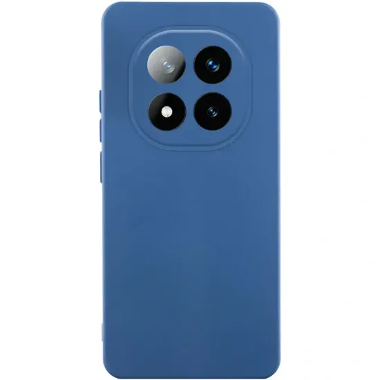 Чохол-накладка Silicone Case Full Camera Xiaomi Redmi Note 14 Pro 4G Navy Blue