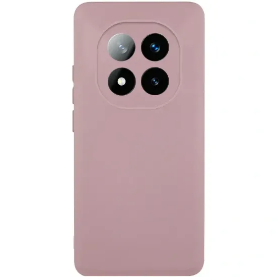Чохол-накладка Silicone Case Full Camera Xiaomi Redmi Note 14 Pro 4G Pink Sand