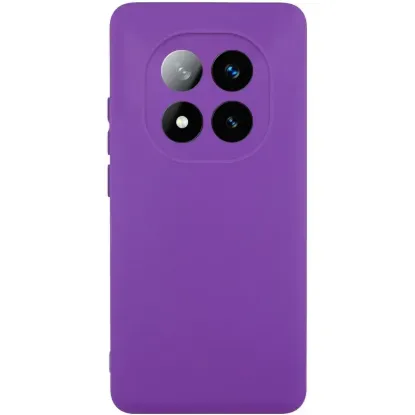 Чохол-накладка Silicone Case Full Camera Xiaomi Redmi Note 14 Pro 4G Purple
