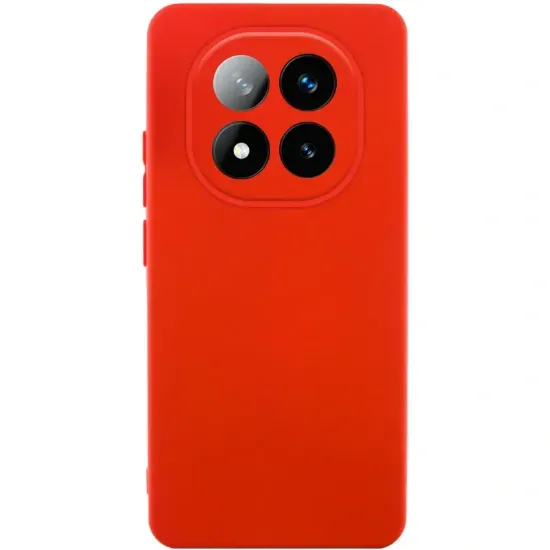 Чохол-накладка Silicone Case Full Camera Xiaomi Redmi Note 14 Pro 4G Red