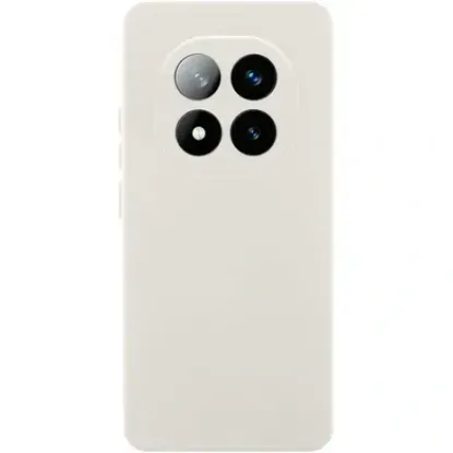 Чохол-накладка Silicone Case Full Camera Xiaomi Redmi Note 14 Pro 4G White
