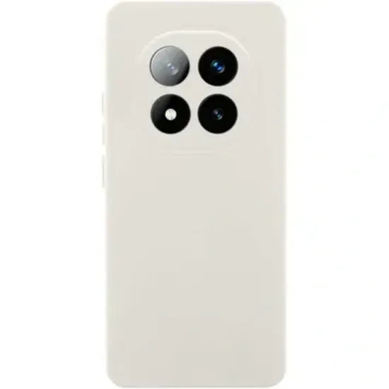 Чохол-накладка Silicone Case Full Camera Xiaomi Redmi Note 14 Pro 4G White