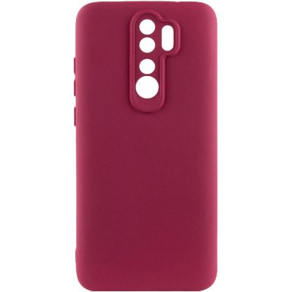 Чохол-накладка Silicone Case Full Camera Xiaomi Redmi Note 8 Pro Marsala