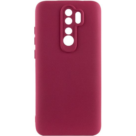 Чохол-накладка Silicone Case Full Camera Xiaomi Redmi Note 8 Pro Marsala