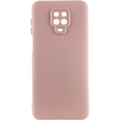Чохол-накладка Silicone Case Full Camera Xiaomi Redmi Note 9S / Note 9 Pro Pink Sand