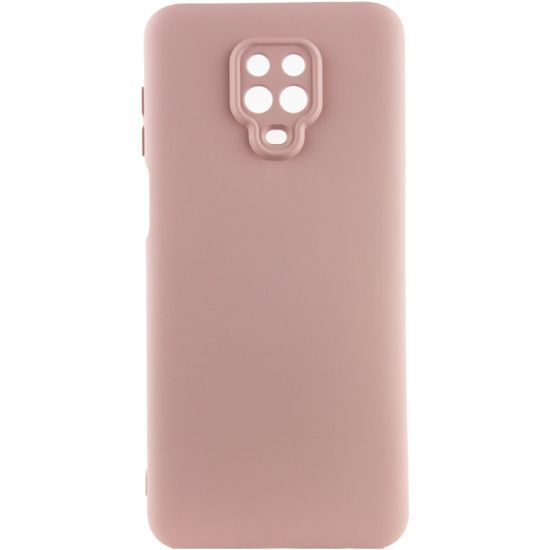Чохол-накладка Silicone Case Full Camera Xiaomi Redmi Note 9S / Note 9 Pro Pink Sand