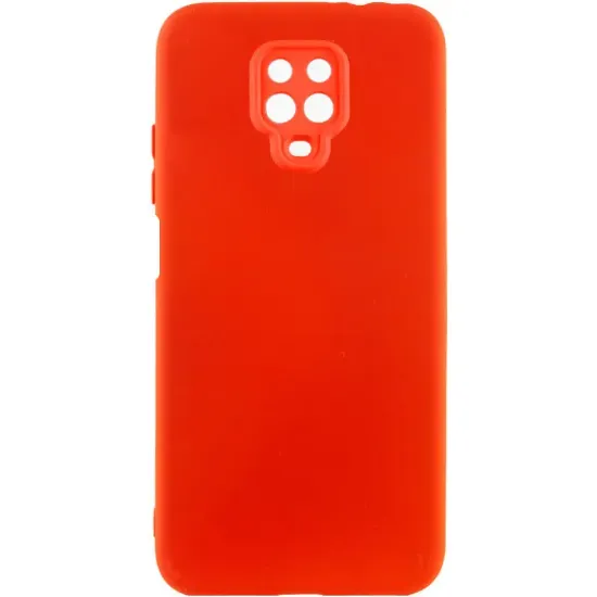 Чохол-накладка Silicone Case Full Camera Xiaomi Redmi Note 9S / Note 9 Pro Red
