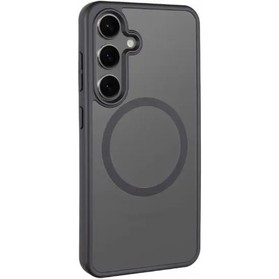 Чохол-накладка Buttons Samsung S936 S25+ MagSafe Metal Black