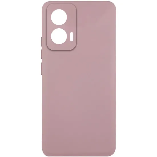 Чохол-накладка Silicone Case Full Camera Motorola Edge 50 Fusion Pink Sand