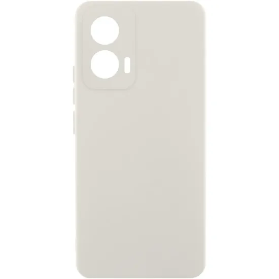 Чохол-накладка Silicone Case Full Camera Motorola Edge 50 Fusion White