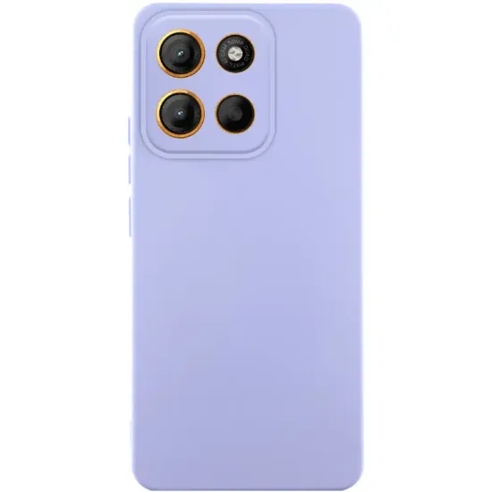 Чохол-накладка Silicone Case Full Camera Motorola G15 Lavender