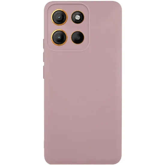 Чохол-накладка Silicone Case Full Camera Motorola G15 Pink Sand