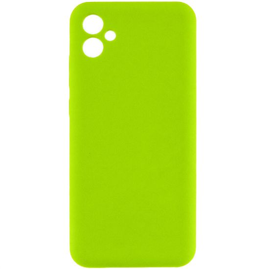 Чохол-накладка Silicone Case Full Camera Samsung A065 A06 Neon Green