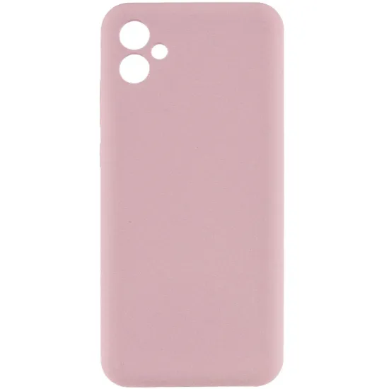 Чохол-накладка Silicone Case Full Camera Samsung A075 A07 5G Pink Sand