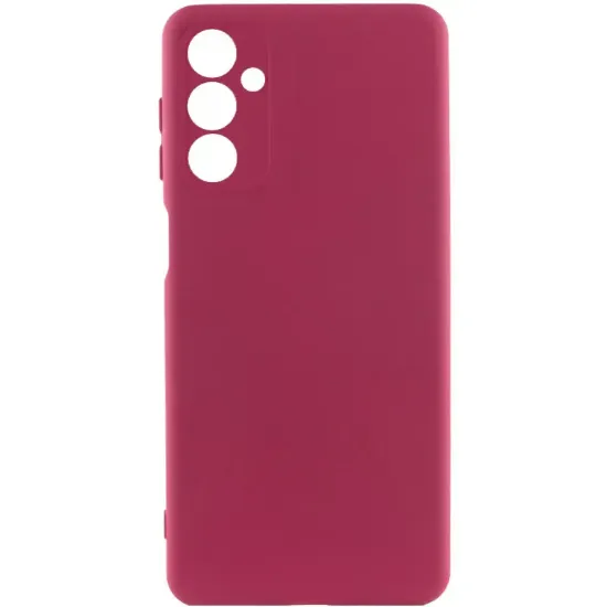 Чохол-накладка Silicone Case Full Camera Samsung A175 A17 5G Marsala
