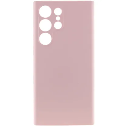 Чохол-накладка Silicone Case Full Camera Samsung S928 S24 Ultra Pink Sand