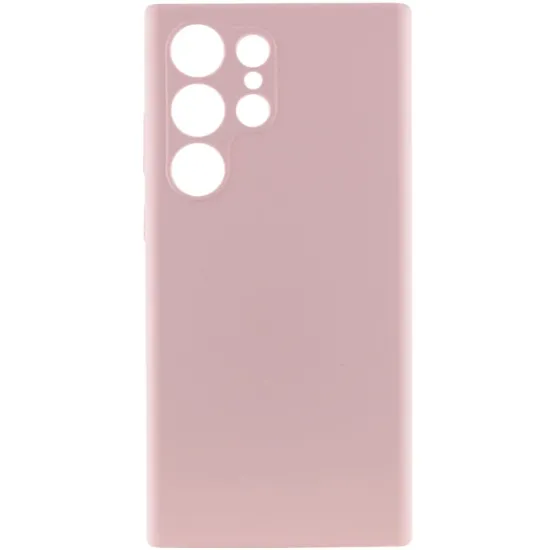 Чохол-накладка Silicone Case Full Camera Samsung S928 S24 Ultra Pink Sand