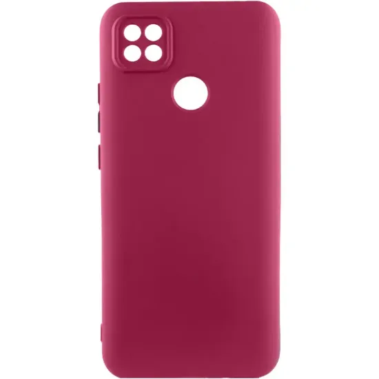 Чохол-накладка Silicone Case Full Camera Xiaomi Redmi 10A Marsala