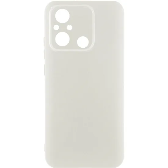 Чохол-накладка Silicone Case Full Camera Xiaomi Redmi 12C White