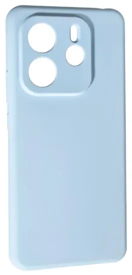 Чохол-накладка Silicone Case Full Camera Xiaomi Redmi Note 14 4G Inter Version Linen Blue