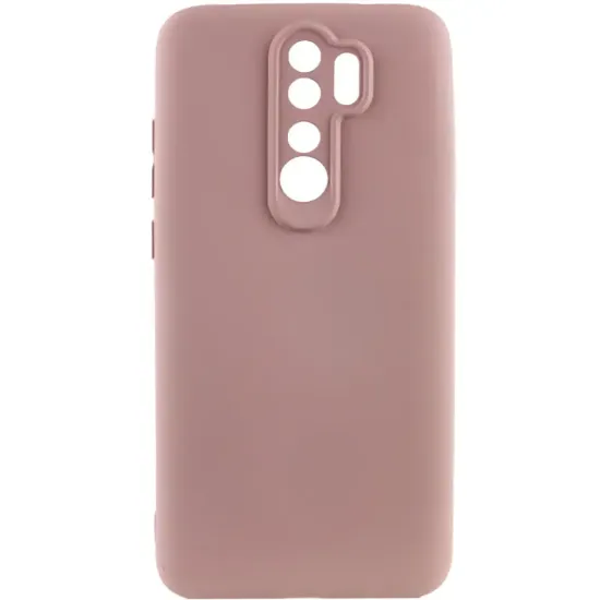 Чохол-накладка Silicone Case Full Camera Xiaomi Redmi Note 8 Pro Pink Sand