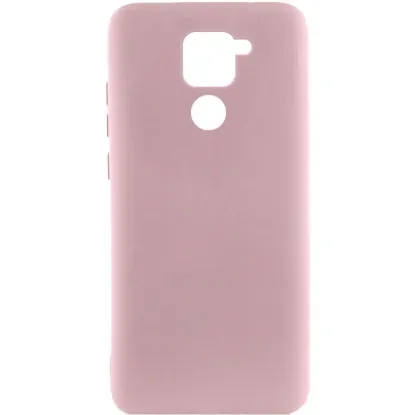 Чохол-накладка Silicone Case Full Camera Xiaomi Redmi Note 9 Pink Sand