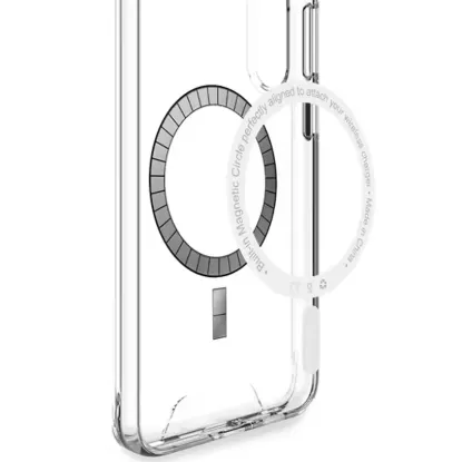 Чохол-накладка Space Collection Samsung S721 S24 FE Magsafe Transparent