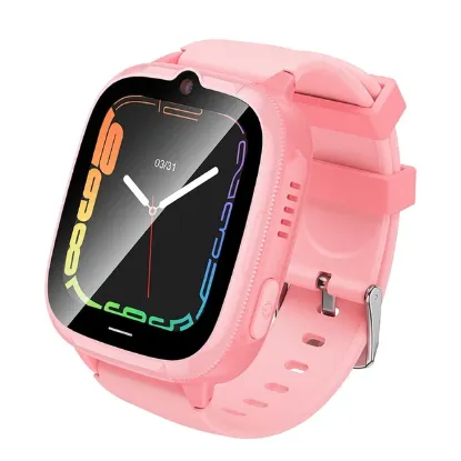 Дитячий годинник з GPS трекером HOCO Y106 4G Pink