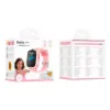 Дитячий годинник з GPS трекером HOCO Y106 4G Pink