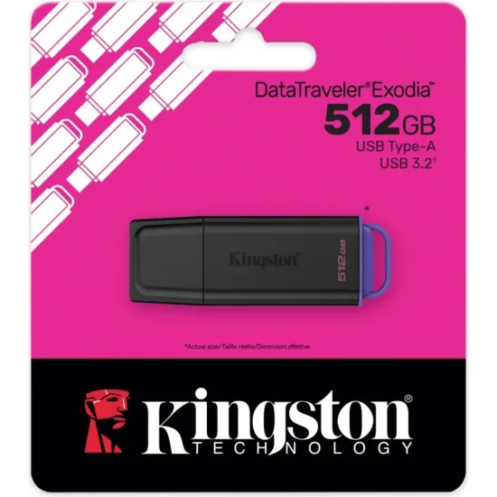 USB накопичувачі Kingston 512Gb DT Exodia USB3.2 Black