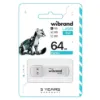 USB накопичувачі Wibrand 64Gb Marten White