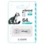 USB накопичувачі Wibrand 64Gb Marten White