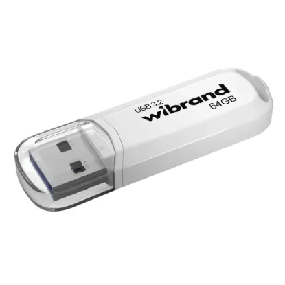 USB накопичувачі Wibrand 64Gb Marten White