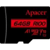 Карта памяті Apacer microSDXC 64Gb U1 A1 V10 100mB/s + adapter