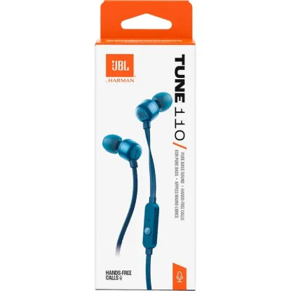 Навушники JBL Tune 110 Blue (JBLT110BLUE)