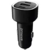 Зарядка 12V Proove Flash 60W 2 Type-C+USB Black