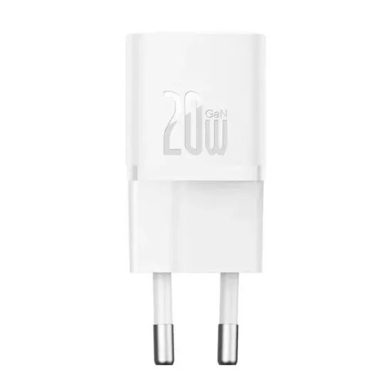 Зарядка 220V Baseus GaN5 Fast Charger (mini) 1C 20W EU White