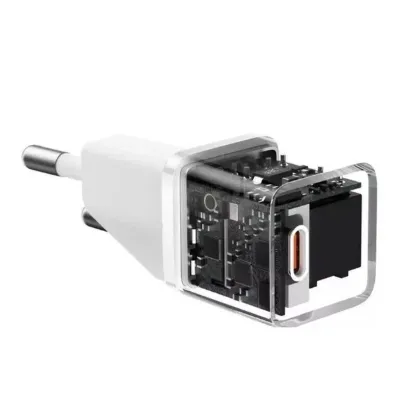 Зарядка 220V Baseus GaN5 Fast Charger (mini) 1C 20W EU White