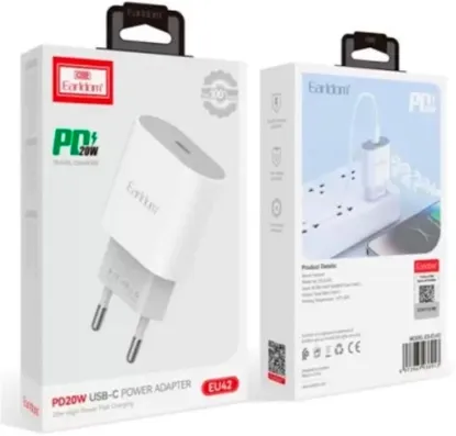 Зарядка 220V Earldom EU42C-C 20W/Type-C White