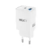 Зарядка 220V Relict JetMini GaN 45W/1xUSB/1xType-C White