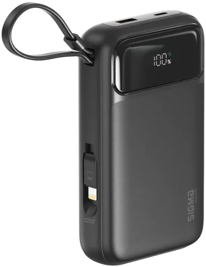 Зовнішні батареї Sigma 20000 mAh X-power SI20A8QL-MAG Black