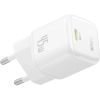 Зарядка 220V Baseus PicoGo GaN Fast Charger 45W Type-C White