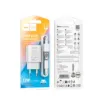 Зарядка 220V HOCO C134A 12W/1xUSB + Lightning Cable White