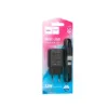 Зарядка 220V HOCO C134A 12W/1xUSB + Type-C Cable Black